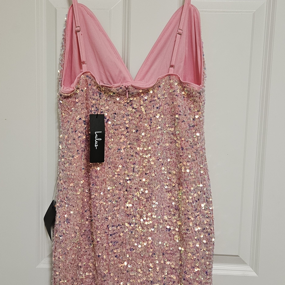 Lulu's Soft Pink Knit Top - Picture 2 of 5